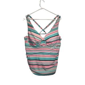 Catalina Women's Swim Top Size 2X